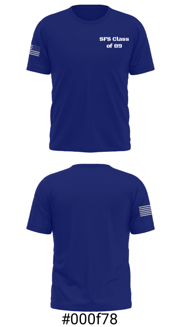 Short Sleeve Performance Shirt, SFS Class of 89, , Teamtime, Team time, sublimation, custom sports apparel, team uniforms, spirit wear, spiritwear, sports uniforms, custom shirts, team store, custom team store, fundraiser sports, apparel fundraiser