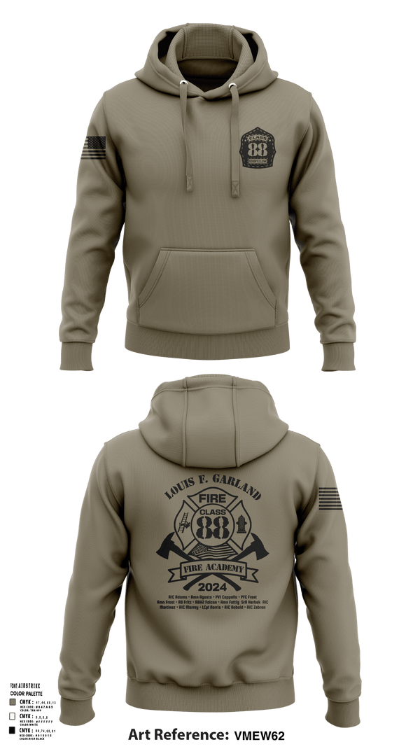 Hoodie, Class 88, Air Force, Teamtime, Team time, sublimation, custom sports apparel, team uniforms, spirit wear, spiritwear, sports uniforms, custom shirts, team store, custom team store, fundraiser sports, apparel fundraiser