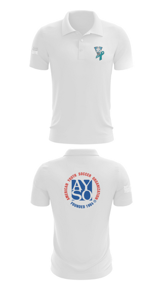 Short Sleeve Performance Polo, AYSO AREA 10V, Men's Soccer, Teamtime, Team time, sublimation, custom sports apparel, team uniforms, spirit wear, spiritwear, sports uniforms, custom shirts, team store, custom team store, fundraiser sports, apparel fundraiser