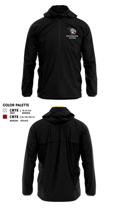 Mattanawcook Academy Wrestling 86288289 Windbreaker - 50 (1)
