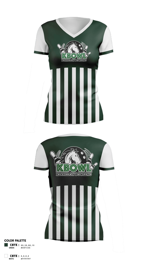 Womens Short Sleeve Vneck Shirt, Kinnelon High School Bowling, Bowling, Teamtime, Team time, sublimation, custom sports apparel, team uniforms, spirit wear, spiritwear, sports uniforms, custom shirts, team store, custom team store, fundraiser sports, apparel fundraiser