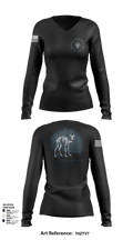 1-112 INF Assassins 67771433 Women's Long Sleeve V-neck Shirt - 108