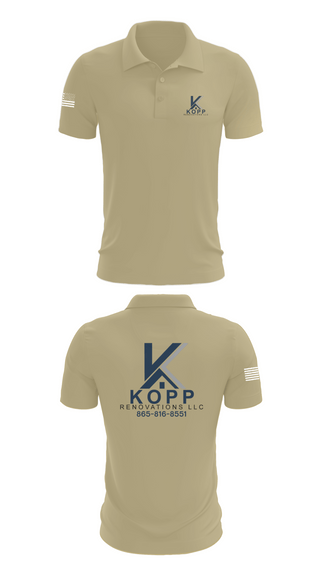 Short Sleeve Performance Polo, Kopp Renovations, , Teamtime, Team time, sublimation, custom sports apparel, team uniforms, spirit wear, spiritwear, sports uniforms, custom shirts, team store, custom team store, fundraiser sports, apparel fundraiser