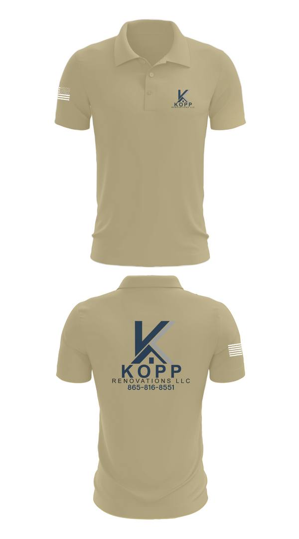 Short Sleeve Performance Polo, Kopp Renovations, , Teamtime, Team time, sublimation, custom sports apparel, team uniforms, spirit wear, spiritwear, sports uniforms, custom shirts, team store, custom team store, fundraiser sports, apparel fundraiser