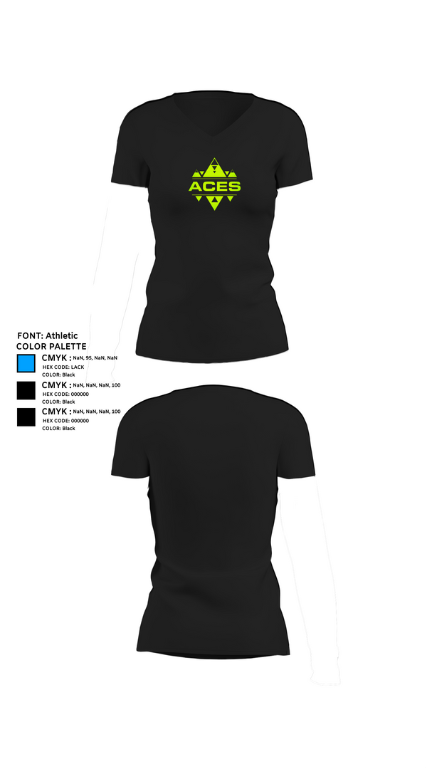 Womens Short Sleeve Vneck Shirt, Georgia Aces, Women's Volleyball, Teamtime, Team time, sublimation, custom sports apparel, team uniforms, spirit wear, spiritwear, sports uniforms, custom shirts, team store, custom team store, fundraiser sports, apparel fundraiser