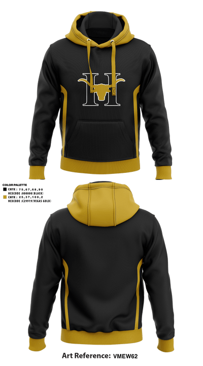 Hebbronville High School Cross Country 14416939 Hoodie - 1_