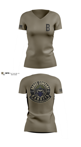 Womens Short Sleeve Vneck Shirt, , Army, Teamtime, Team time, sublimation, custom sports apparel, team uniforms, spirit wear, spiritwear, sports uniforms, custom shirts, team store, custom team store, fundraiser sports, apparel fundraiser