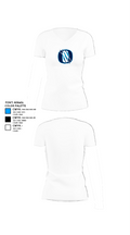 Oxford Pop Warner Football And Cheer 96398597 Women's Short Sleeve V-neck Shirt - 18