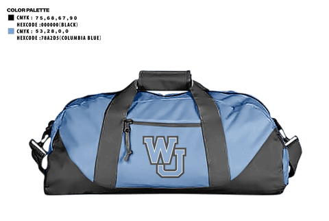 Duffle Bag, West Jordan High School Golf, Golf, Teamtime, Team time, sublimation, custom sports apparel, team uniforms, spirit wear, spiritwear, sports uniforms, custom shirts, team store, custom team store, fundraiser sports, apparel fundraiser