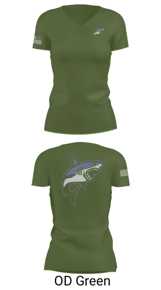 Womens Short Sleeve Vneck Shirt, Great white guns, Marines, Teamtime, Team time, sublimation, custom sports apparel, team uniforms, spirit wear, spiritwear, sports uniforms, custom shirts, team store, custom team store, fundraiser sports, apparel fundraiser