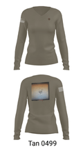 86 MXO 44204429 Women's Long Sleeve V-neck Shirt - 77
