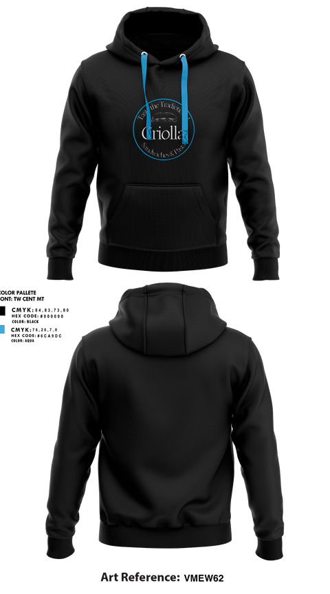 Hoodie, Criolla Sandwich & Pasta, , Teamtime, Team time, sublimation, custom sports apparel, team uniforms, spirit wear, spiritwear, sports uniforms, custom shirts, team store, custom team store, fundraiser sports, apparel fundraiser