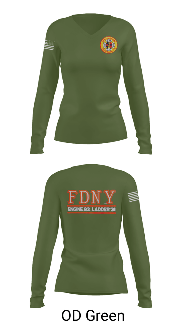 Women's Long Sleeve Vneck Shirt, LA CASA GRANDE E82 and L31, Fire Department, Teamtime, Team time, sublimation, custom sports apparel, team uniforms, spirit wear, spiritwear, sports uniforms, custom shirts, team store, custom team store, fundraiser sports, apparel fundraiser