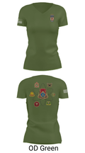 SPO Nation 55364584 Women's Short Sleeve V-neck Shirt - 48