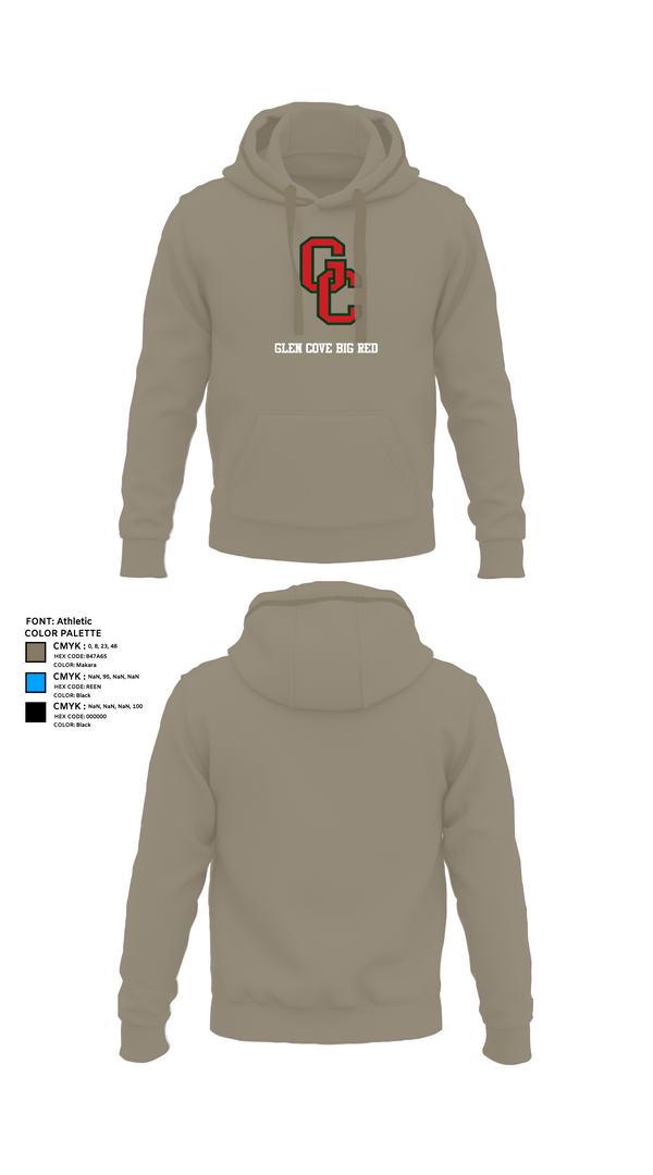 Hoodie, Glen Cove Big Red, Track & Field, Teamtime, Team time, sublimation, custom sports apparel, team uniforms, spirit wear, spiritwear, sports uniforms, custom shirts, team store, custom team store, fundraiser sports, apparel fundraiser