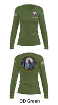 USAG Fort Hunter Liggett 63264859 Women's Long Sleeve V-neck Shirt - 31