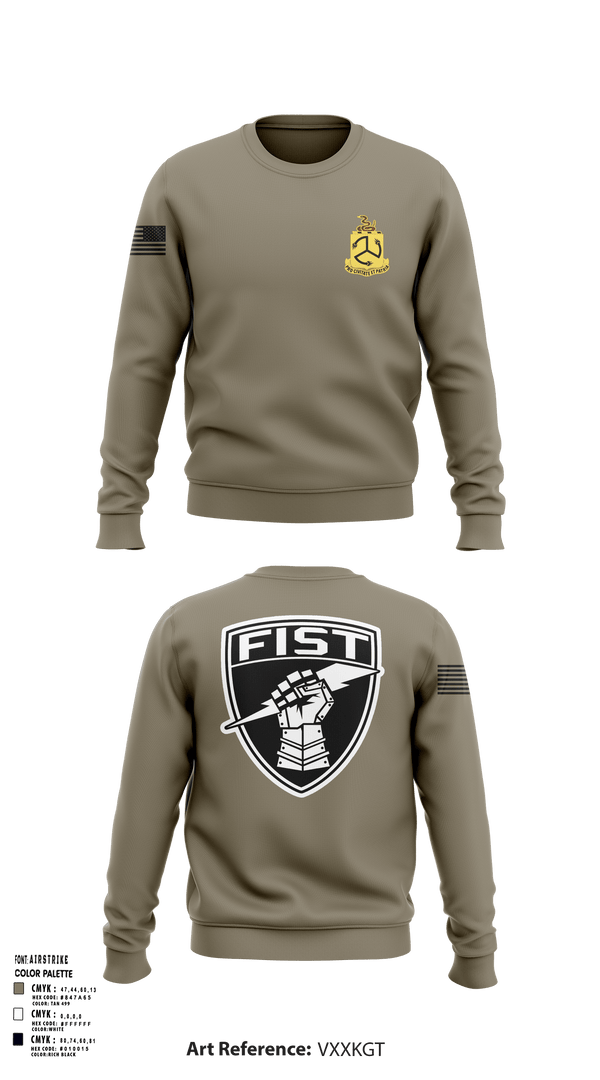 Crew Neck Sweatshirt, 1-200 Infantry, National Guard, Teamtime, Team time, sublimation, custom sports apparel, team uniforms, spirit wear, spiritwear, sports uniforms, custom shirts, team store, custom team store, fundraiser sports, apparel fundraiser