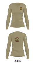 4th Law Enforcement Battalion Bravo Company 77737735 Women's Long Sleeve V-neck Shirt - 97