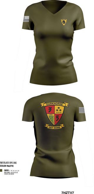 Womens Short Sleeve Vneck Shirt, 3rd battalion 5th marines, , Teamtime, Team time, sublimation, custom sports apparel, team uniforms, spirit wear, spiritwear, sports uniforms, custom shirts, team store, custom team store, fundraiser sports, apparel fundraiser