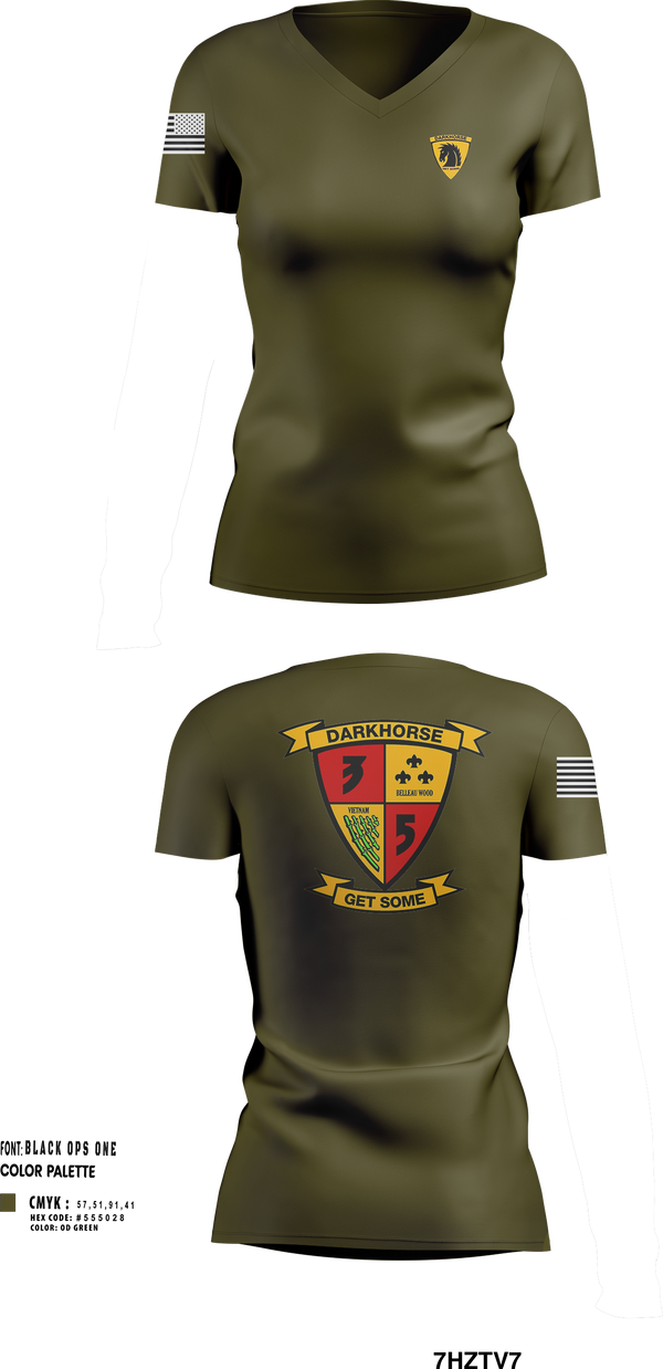 Womens Short Sleeve Vneck Shirt, 3rd battalion 5th marines, , Teamtime, Team time, sublimation, custom sports apparel, team uniforms, spirit wear, spiritwear, sports uniforms, custom shirts, team store, custom team store, fundraiser sports, apparel fundraiser
