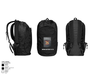 Gear Bag, Archer Battery 2-2 FA, Army, Teamtime, Team time, sublimation, custom sports apparel, team uniforms, spirit wear, spiritwear, sports uniforms, custom shirts, team store, custom team store, fundraiser sports, apparel fundraiser