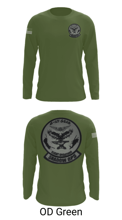 Iron Eagle Shadow Ops 36394126 Long Sleeve Performance Shirt - 46