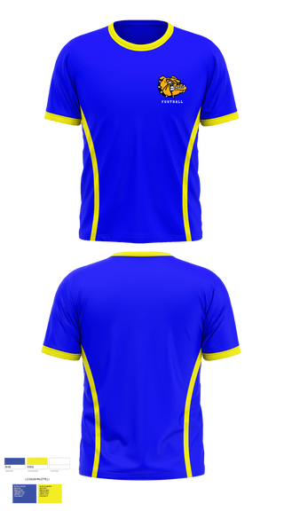 Short Sleeve Performance Shirt, Claysburg-Kimmel Senior High School Football, Football, Teamtime, Team time, sublimation, custom sports apparel, team uniforms, spirit wear, spiritwear, sports uniforms, custom shirts, team store, custom team store, fundraiser sports, apparel fundraiser