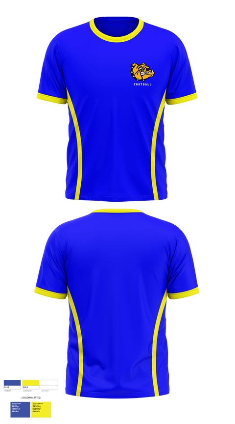 Short Sleeve Performance Shirt, Claysburg-Kimmel Senior High School Football, Football, Teamtime, Team time, sublimation, custom sports apparel, team uniforms, spirit wear, spiritwear, sports uniforms, custom shirts, team store, custom team store, fundraiser sports, apparel fundraiser