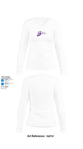 Branson Ultimate Gymnastics 57002260 Women's Long Sleeve V-neck Shirt -1 15