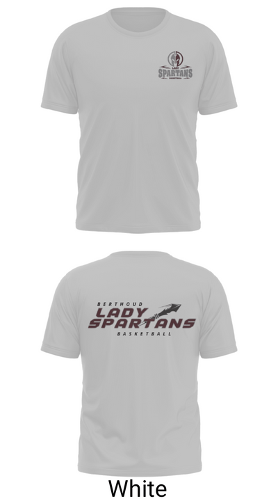 Berthoud High School Basketball 89019870 Old School Cotton Feel Shirt - 10
