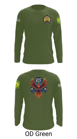 Long Sleeve Performance Shirt, Phoenix H2F, Army, Teamtime, Team time, sublimation, custom sports apparel, team uniforms, spirit wear, spiritwear, sports uniforms, custom shirts, team store, custom team store, fundraiser sports, apparel fundraiser