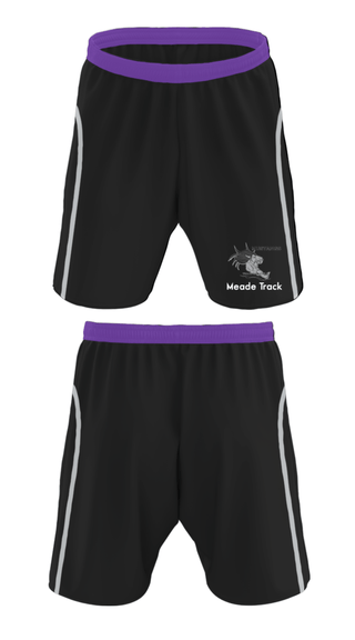 Athletic Shorts With Pockets, Meade High School Track, Track & Field, Teamtime, Team time, sublimation, custom sports apparel, team uniforms, spirit wear, spiritwear, sports uniforms, custom shirts, team store, custom team store, fundraiser sports, apparel fundraiser