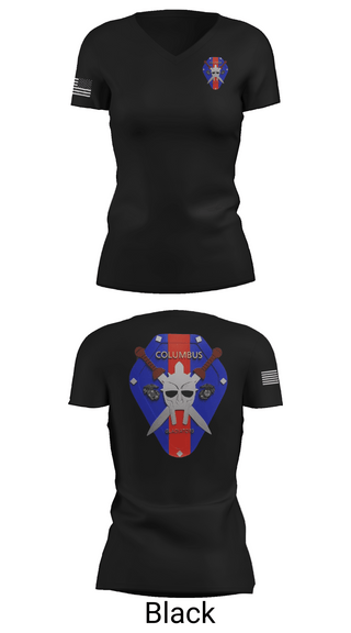 Womens Short Sleeve Vneck Shirt, OST COLUMBUS, OH, Marines, Teamtime, Team time, sublimation, custom sports apparel, team uniforms, spirit wear, spiritwear, sports uniforms, custom shirts, team store, custom team store, fundraiser sports, apparel fundraiser