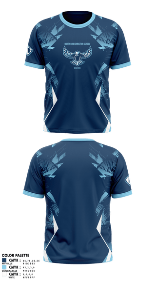 Short Sleeve Performance Shirt, North Cobb Christian School Cheer, Cheer, Teamtime, Team time, sublimation, custom sports apparel, team uniforms, spirit wear, spiritwear, sports uniforms, custom shirts, team store, custom team store, fundraiser sports, apparel fundraiser