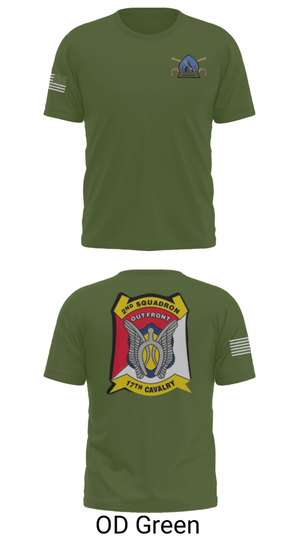 Short Sleeve Performance Shirt, B Troop 2-17 Cav REGT, , Teamtime, Team time, sublimation, custom sports apparel, team uniforms, spirit wear, spiritwear, sports uniforms, custom shirts, team store, custom team store, fundraiser sports, apparel fundraiser