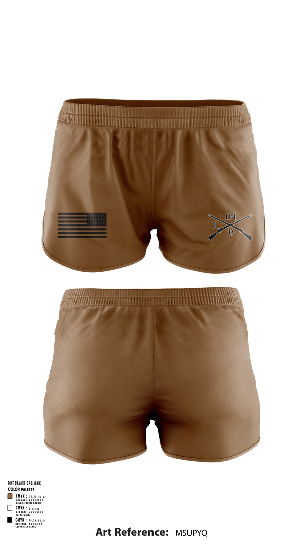 Ranger Panties, D-co 1-114th, Army, Teamtime, Team time, sublimation, custom sports apparel, team uniforms, spirit wear, spiritwear, sports uniforms, custom shirts, team store, custom team store, fundraiser sports, apparel fundraiser