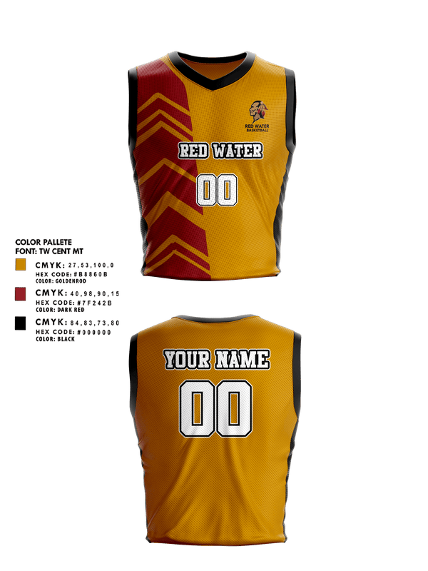 Mens Basketball Jersey, Red Water, Men's Basketball, Teamtime, Team time, sublimation, custom sports apparel, team uniforms, spirit wear, spiritwear, sports uniforms, custom shirts, team store, custom team store, fundraiser sports, apparel fundraiser