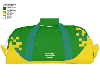 Duffle Bag, Kentridge High School Softball, Softball, Teamtime, Team time, sublimation, custom sports apparel, team uniforms, spirit wear, spiritwear, sports uniforms, custom shirts, team store, custom team store, fundraiser sports, apparel fundraiser