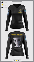 undefined Women's Long Sleeve V-neck Shirt - 3