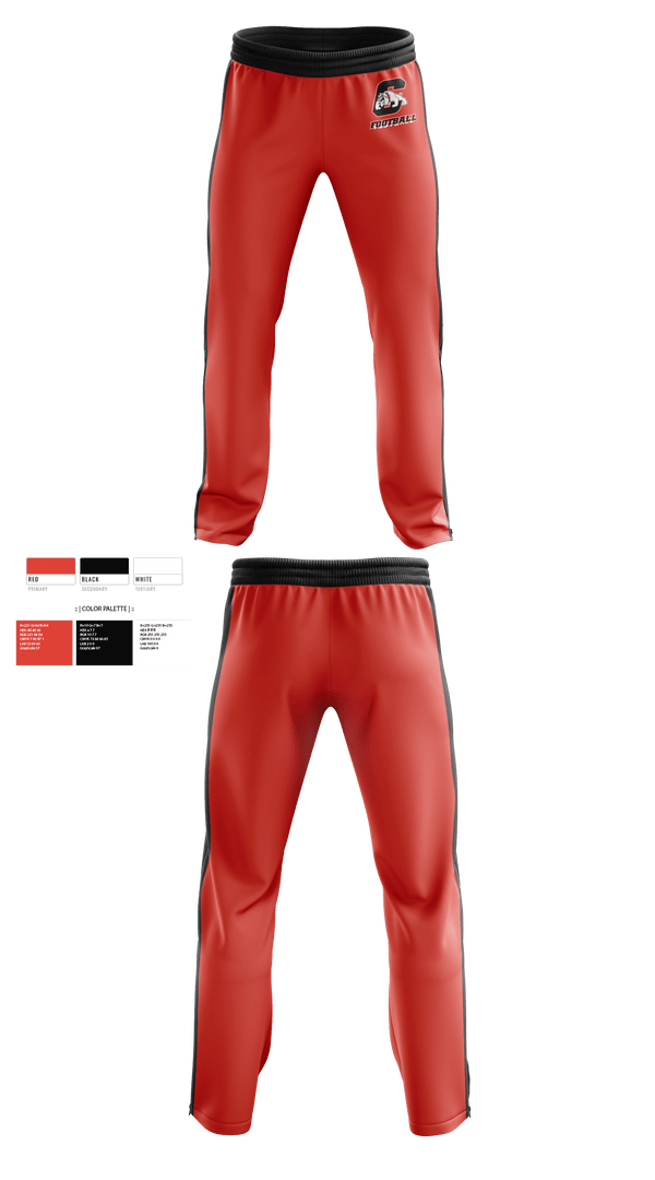 Sweatpants, Central High School Football, Football, Teamtime, Team time, sublimation, custom sports apparel, team uniforms, spirit wear, spiritwear, sports uniforms, custom shirts, team store, custom team store, fundraiser sports, apparel fundraiser