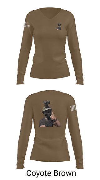 Womens Long Sleeve Vneck Shirt, 1st marine divison, , Teamtime, Team time, sublimation, custom sports apparel, team uniforms, spirit wear, spiritwear, sports uniforms, custom shirts, team store, custom team store, fundraiser sports, apparel fundraiser
