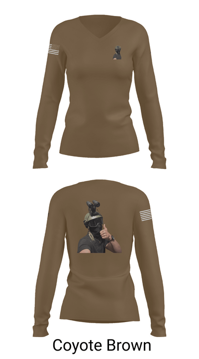 1st marine divison 61808262 Women's Long Sleeve V-neck Shirt - 17
