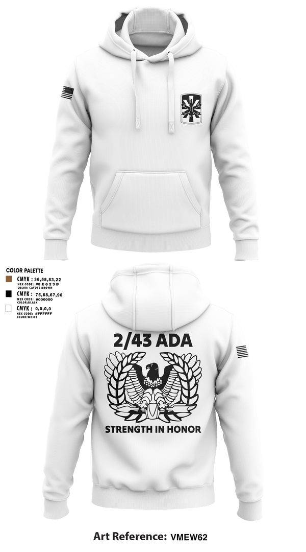 Hoodie, 2/43 ADA, Army, Teamtime, Team time, sublimation, custom sports apparel, team uniforms, spirit wear, spiritwear, sports uniforms, custom shirts, team store, custom team store, fundraiser sports, apparel fundraiser