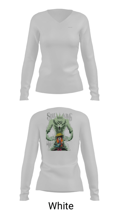 BBC ELITE 63265171 Women's Long Sleeve V-neck Shirt - 16
