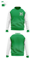 Monahans High School Volleyball 83796178 Crew Neck Sweatshirt - 1