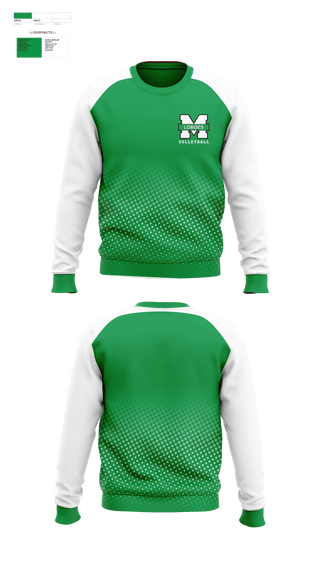 Crew Neck Sweatshirt, Monahans High School Volleyball, Men's Volleyball, Teamtime, Team time, sublimation, custom sports apparel, team uniforms, spirit wear, spiritwear, sports uniforms, custom shirts, team store, custom team store, fundraiser sports, apparel fundraiser