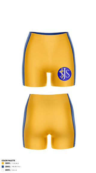 Women's Shorts, St Joseph Catholic School Volleyball, Women's Volleyball, Teamtime, Team time, sublimation, custom sports apparel, team uniforms, spirit wear, spiritwear, sports uniforms, custom shirts, team store, custom team store, fundraiser sports, apparel fundraiser