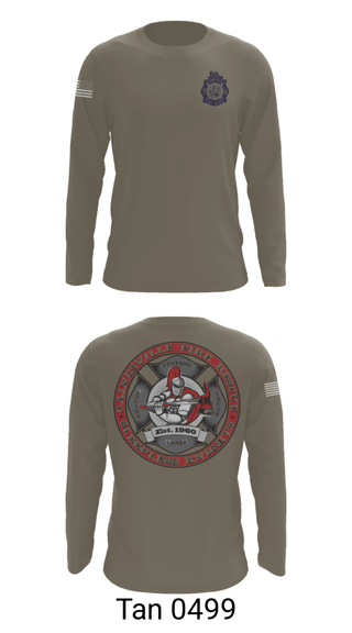Long Sleeve Performance Shirt, GFR Station 3, Fire Department, Teamtime, Team time, sublimation, custom sports apparel, team uniforms, spirit wear, spiritwear, sports uniforms, custom shirts, team store, custom team store, fundraiser sports, apparel fundraiser