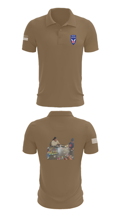 11th ABN DIV WO 32210325 Short Sleeve Performance Polo - 7