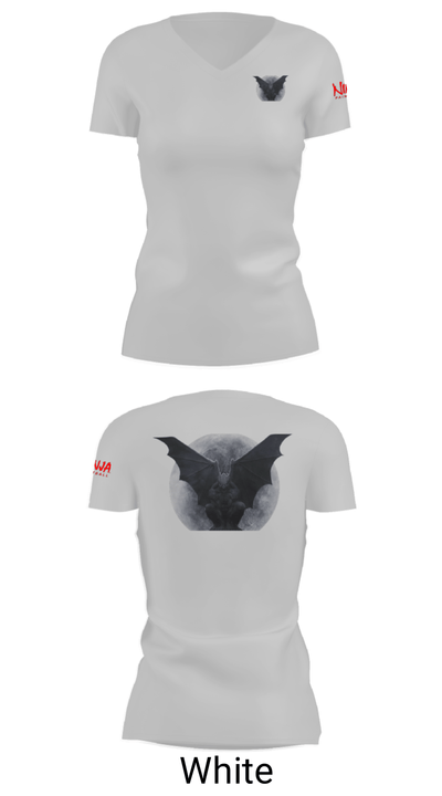 Nocturnalz 5555113 Women's Short Sleeve V-neck Shirt - 19